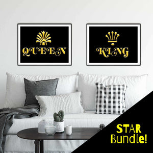 
            
                Load image into Gallery viewer, King &amp;amp; Queen Duo - Special Priced Bundle for Super Seconds Sale!
            
        